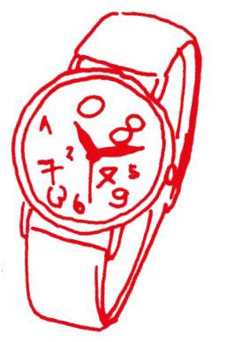 Eine Uhr