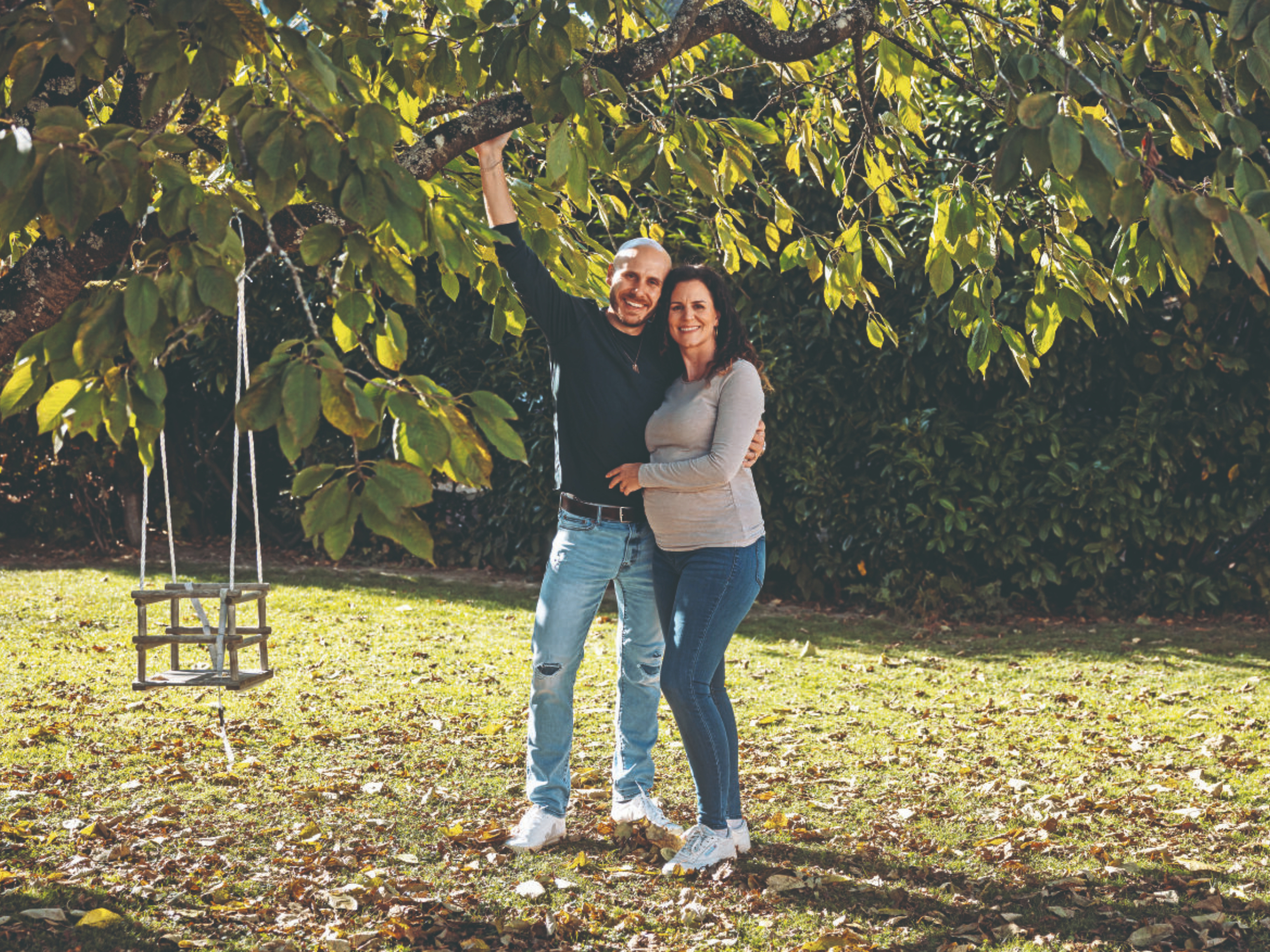Lukas und Nathalie im Herbst 2023. Ihre zweite Tochter Melody Luna ist am 14. Januar 2024 gesund zur Welt gekommen.