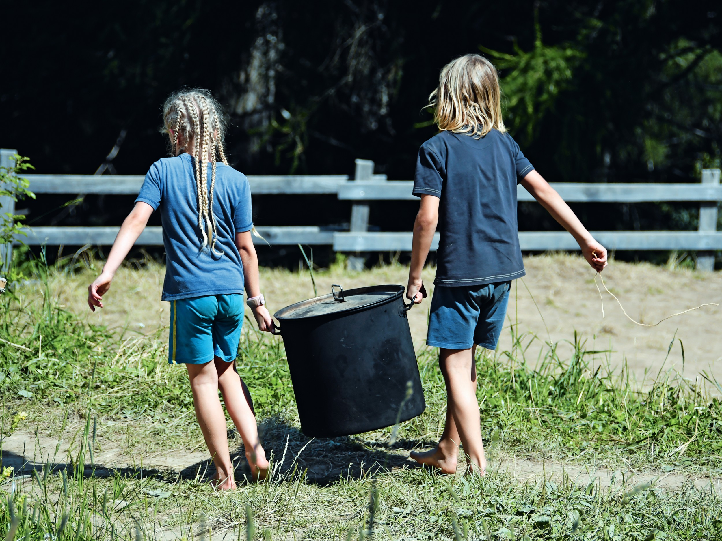 Kids in nature