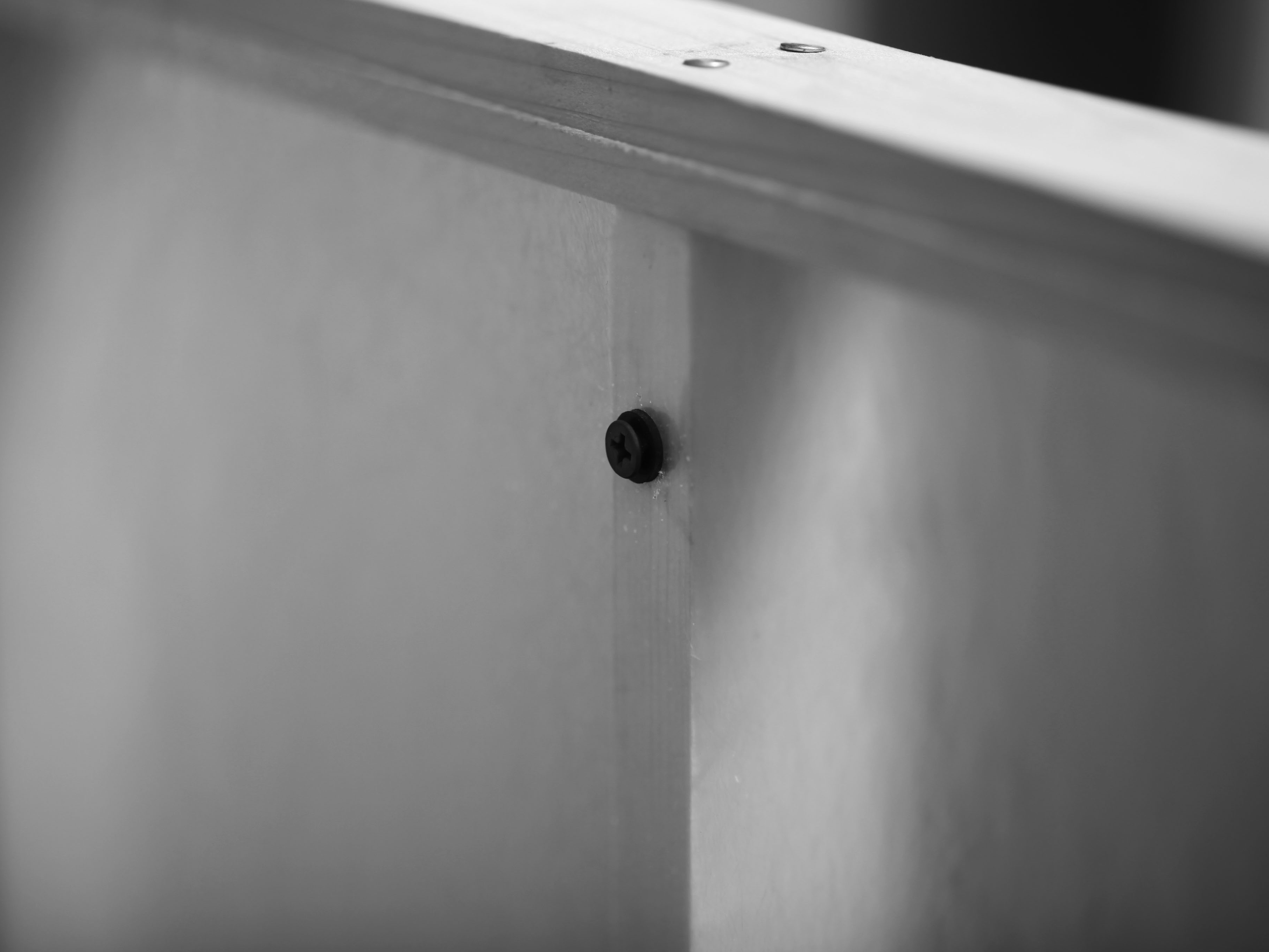 Fiberglas mit Schraube und Unterlagsschraube