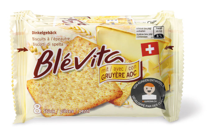 Blévita mit Gruyère