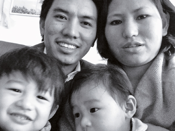 Familie Dolma Yangchen und Lobsang Tenzing Jangbar