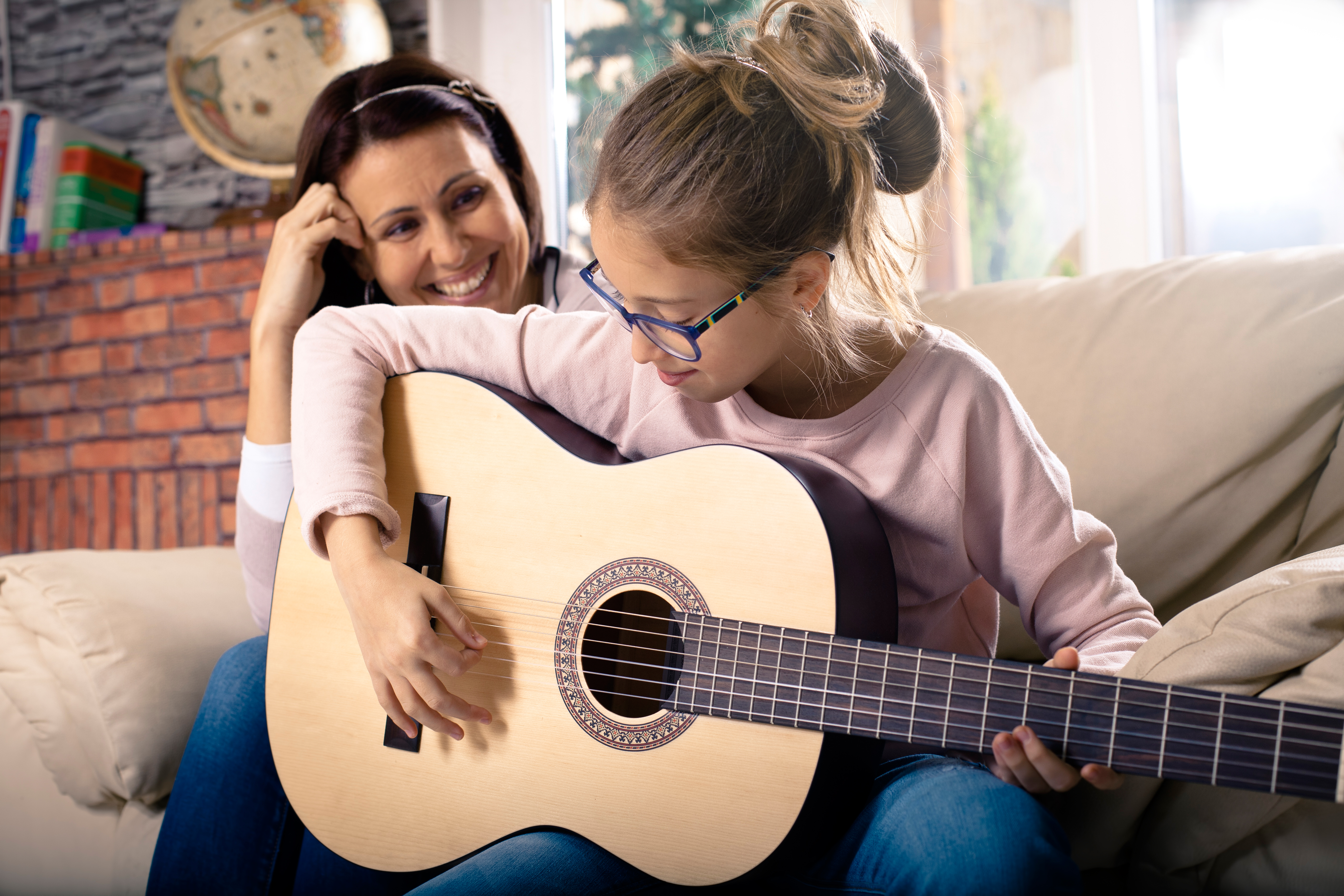 Click Content Muttertag Gitarrespielen