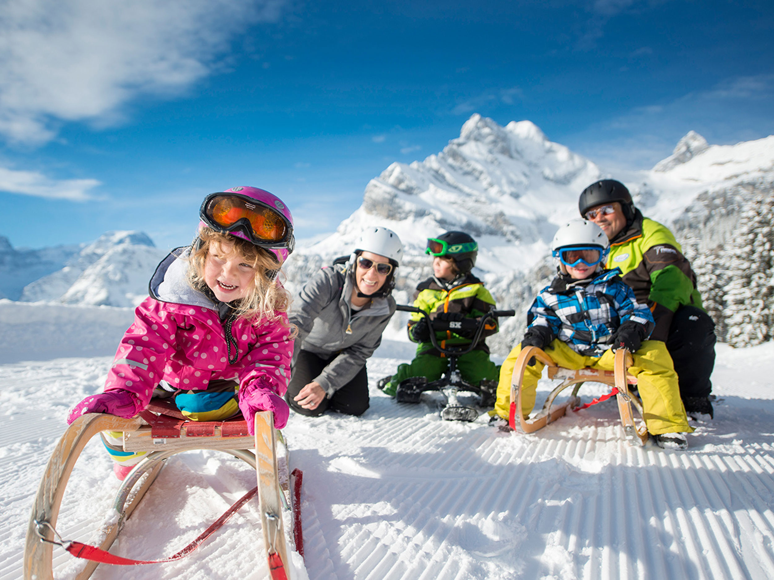 braunwald skischlitteln © Braunwald-Klausenpass-Tourismus