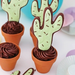 Cupcakes und Kaktus-Guetzli
