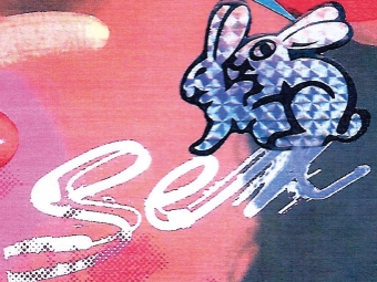 Aufkleber: Hasen beim Sex