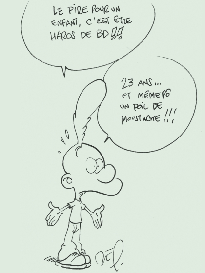Titeuf: «Das Schlimmste für ein Kind ist es, seit 23 Jahren Comic- Held zu sein und doch kein einziges Schnurrbart-Haar zu haben.»