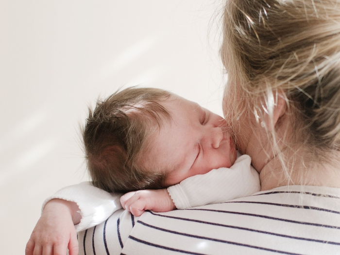 Mutter mit Baby