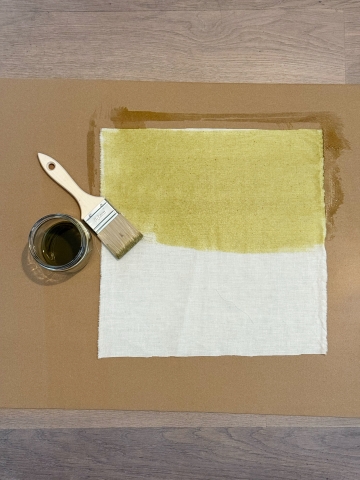 Stoff beschichten
