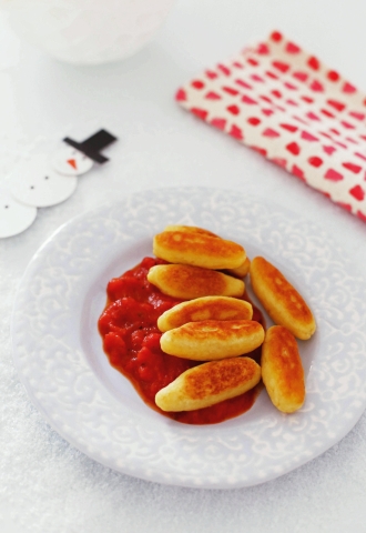 Fingernudeln mit Tomatensause
