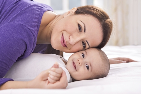 Mama mit Baby