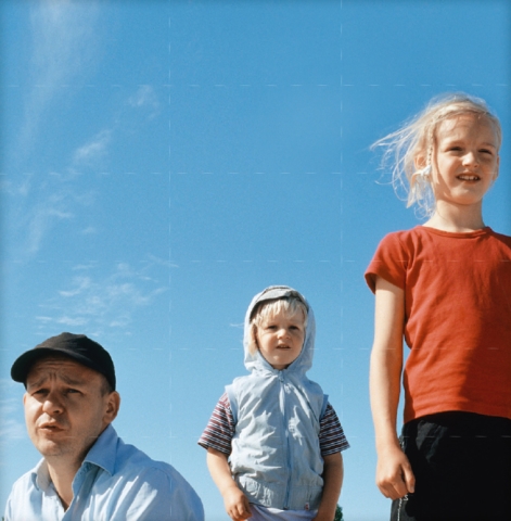 Vater mit 2 Töchter