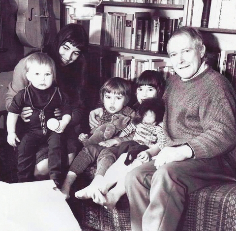 David, Mutter, Stefan, Eva, Vater Bröckelmann, 1974