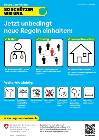 BAG Plakat CoVi BlauRegelEinhalten A3 297x420 co d